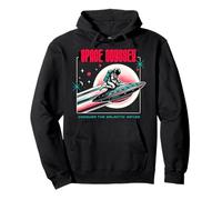 Space Odyssey Sci Fi Conquer The Galactic Waves Pullover Hoodie