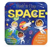 Space: Peek & Explore! 12 Chunky Flaps! (Peek-A-Flap)