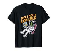 Space Pickle Explorer Astronaut Cosmic Humor T-Shirt