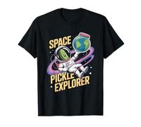 Space Pickle Explorer Funny Astronaut Cosmic T-Shirt