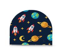 Space Planet Black Moon Print Napkin Holder for Table Standing Napkin Dispenser Holders for Kitchen Acrylic Holders for Paper Kitchen Restaurant Farmhouse Hotel