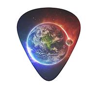 Space Planet Earth Advanced guitar pick 12 pieces Three thicknesses for bass, electric guitar, acoustic guitar bag