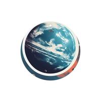 Space Planet Earth Hanging Air Freshener Set, Round Lavender Fragrance Cards For Auto Interior, 10/24 Cards Pack