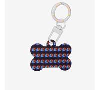 Space Planet Earth Printing 1 Pc Dog Bone Shape Id Tags Double Sided with Key Ring Craft for Pets