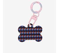 Space Planet Earth Printing 1 Pc Dog Bone Shape Id Tags Double Sided with Key Ring Craft for Pets