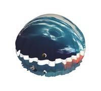 Space Planet Earth shower cap with double layer, holds your hair well whether it is showering or bathing.