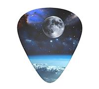 Space Planet* Guitar Picks Pack Of 12,Comfortable Feel, Smooth Edges, Abrasion,Suitable For Guitar, Ukulele, Etc.