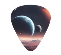 Space Planet Guitar Picks Set-Premium Abs Material,Various Thicknesses-Enhance Your Playing Experience