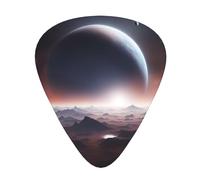 Space Planet Guitar Picks Set-Premium Abs Material,Various Thicknesses-Enhance Your Playing Experience