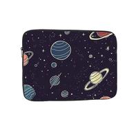 Space Planet Pattern Laptop Sleeve for Women Men, 13 Inch Waterproof Laptop Bag Lightweight Notebook Computer Cover Bag