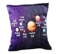 Space Planet Pillow - 40cm Solar System Cushion Doll Set, Eight Planets Plush Toy, Short Plush Soft Cuddly Decor | Adorable Room Decor For Living Room Bedroom Nursery Office Car Sofa Bed