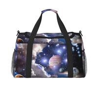 Space Planet Print Hand Travel Bag Ideal for Long-Distance Travel and Daily Use