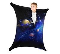 Space Planet Sensory Body Sock, Full Body Stretch Wrap for Children with Autism Sensory Processing Disorder, Stress Relief & Relaxing for Kids, Small (3-5 Years)