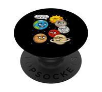 Space Planets Astronomy Astronomer Planet Earth Solar System PopSockets Adhesive PopGrip
