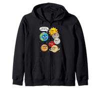 Space Planets Astronomy Astronomer Planet Earth Solar System Zip Hoodie
