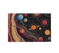 Space Planets Earth Floor Puzzle Jigsaw Puzzles for Adults for Family Games Cool Brain Games Perfect for Game Nights Puzzles for Adults 500 Piecing