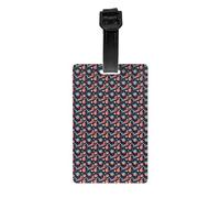 Space Planets Print Waterproof Luggage Tags for Air Travel Daily Use Vacation Suitcases Labels Set