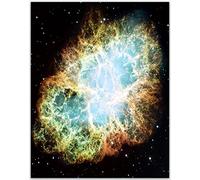 Space Poster - Nebula Poster Space Nebula Wall Art Outer Space Poster/Planet Universe Space Picture Painting/Galaxy Nebula Wall Decor Artwork, Colorful for Bedroom Home Decor (8.3 x 11.7 (A4))