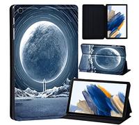 Space Printed Samsung Galaxy Tab A7 Lite 8.7 Case 2021 SM-T225/SM-T220,Slim Light Cover Stand Hard Shell Case for 8.7Inch Galaxy Tab A7 Lite (cold moon fantasy)