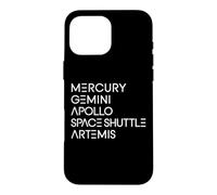 Space Programs Mercury Gemini Apollo Shuttle Artemis to Moon Case for iPhone 16 Pro Max