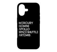 Space Programs Mercury Gemini Apollo Shuttle Artemis to Moon Case for iPhone 17