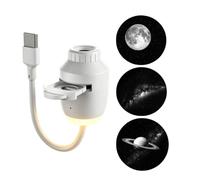 Space Projection Night Light, Type-C Plug, Bendable Neck, Manual Lens Control, Slide Tray, Room Car Decor Lamp Star Ceiling Light Planet Projector Cabin Roof Decor Compact Type C Plug Bendable Neck