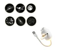 Space Projection Night Light, Type-C Plug, Bendable Neck, Manual Lens Control, Slide Tray, Room Car Decor Lamp Star Ceiling Light Planet Projector Cabin Roof Decor Compact Type C Plug Bendable Neck