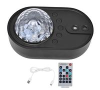Space Projector Light - 10 Modes with Nature Sounds, Bluetooth Music Sync, Remote Control, Durable ABS Material, USB Powered RGB Night Lamp for Bedroom & Party (Type 2)