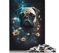 Space Pug 500 Pieces Of Jigsaw Puzzle For Adults Puzzle Puzzle Sets For Family Educational Game Jigsaws 500pcs (52x38cm)