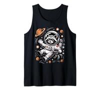 Space Raccoon Trash Panda Astronaut Galaxy Meme Tank Top