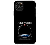 Space Race Cold War Sputnik Cosmonaut Rocket History Case for iPhone 11 Pro Max
