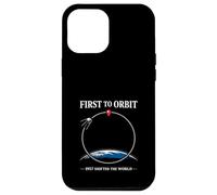 Space Race Cold War Sputnik Cosmonaut Rocket History Case for iPhone 12 Pro Max