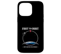 Space Race Cold War Sputnik Cosmonaut Rocket History Case for iPhone 14 Pro Max
