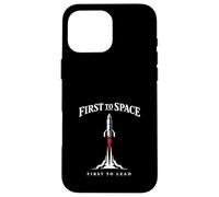 Space Race Cold War Sputnik Cosmonaut Rocket History Case for iPhone 16 Pro Max