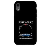 Space Race Cold War Sputnik Cosmonaut Rocket History Case for iPhone XR