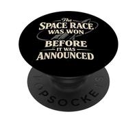 Space Race Cold War Sputnik Cosmonaut Rocket History PopSockets Adhesive PopGrip