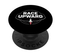Space Race Cold War Sputnik Cosmonaut Rocket History PopSockets Adhesive PopGrip
