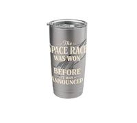Space Race Cold War Sputnik Cosmonaut Rocket History Stainless Steel Insulated Tumbler