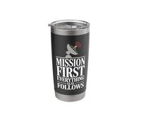 Space Race Cold War Sputnik Cosmonaut Rocket History Stainless Steel Insulated Tumbler