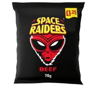 Space Raiders Beef Crisps 70g (Pack of 20)
