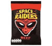 Space Raiders Beef Flavour Cosmic Corn Snacks 22g (Pack of 40 x 22g)