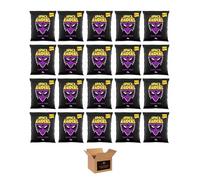 Space Raiders Crisps 6 Pack in 1 Pack - Beef/Onion Classic Retro Crisps Snack Packs for Lunchboxes, School, Work, Picnics & Sharing - Bold Flavour Crunchy Snacks (Pack 20, Saucy BBQ 70g)