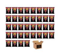 Space Raiders Crisps 6 Pack in 1 Pack - Beef/Onion Classic Retro Crisps Snack Packs for Lunchboxes, School, Work, Picnics & Sharing - Bold Flavour Crunchy Snacks (Pack 36, Beef 30g)