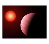 Space Reddy NASA K2-288Bb Planet Illustration Extra Large XL Wall Art Poster Print