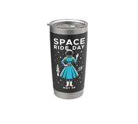 Space Ride Day Sally Astronaut Stainless Steel Insulated Tumbler