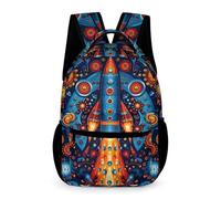 Space Rocket Backpack Primary Kids Ages 8-12 Years Primary Kids Space Ship Rucksack Year 3-7 Children Large School Bag Bookbag 43x32x15cm for Weekend Travel Books Notebooks