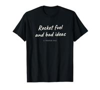 Space Rocket Fuel and Bad Ideas Stargazing Astronomy Lover Value Graphic T-Shirt