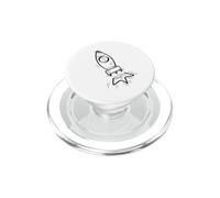Space Rocket - Little Rocket - Moon Rocket - Rocket Ship PopSockets PopGrip for MagSafe