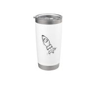 Space Rocket - Little Rocket - Moon Rocket - Rocket Ship Stainless Steel Insulated Tumbler