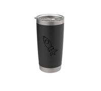 Space Rocket - Little Rocket - Moon Rocket - Rocket Ship Stainless Steel Insulated Tumbler